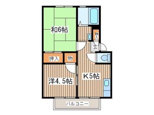 クレスト湘南の物件間取画像